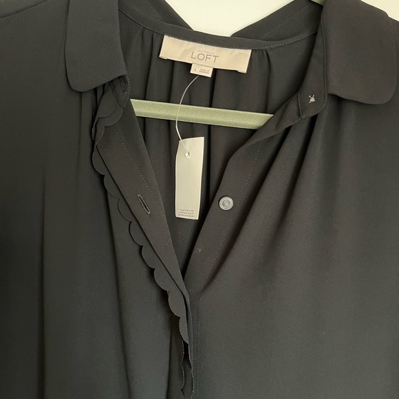 NWT LOFT Tank Top - Scallop Trim - Large - Picture 2 of 4